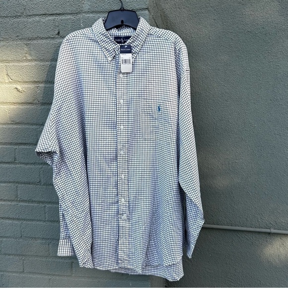 Ralph Lauren Long Sleeve Cotton Button Down Size XXL NWT - Picture 6 of 6